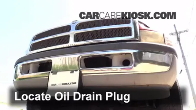 1995 Dodge Ram 1500 5.2L V8 Standard Cab Pickup Oil Change Oil and Oil Filter